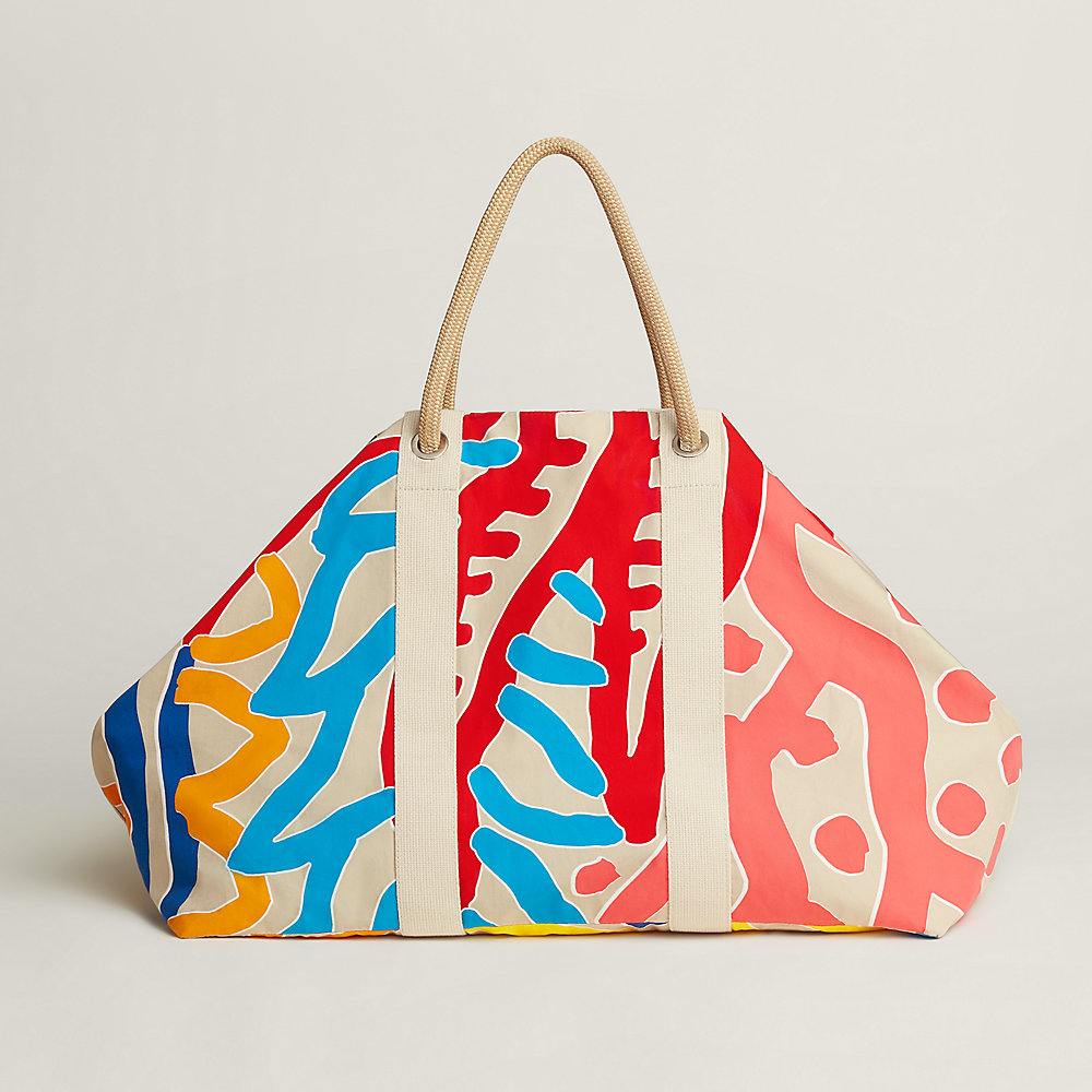 【HERMES】Le Chant des Cigales ビーチ バック ★ コットン製 Le Chant des Cigales beach bag | Hermès Finland